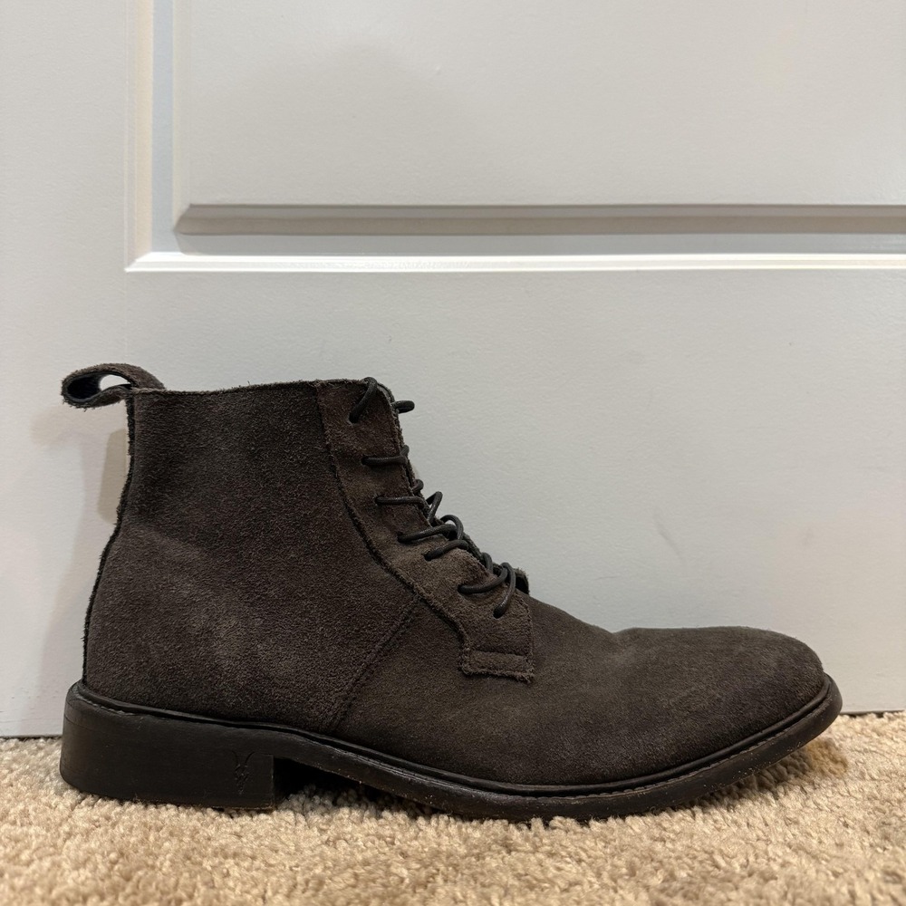 AllSaints Chukka Boots Mens Size 9 Brown Suede Lace Up Ankle Casual Shoes
